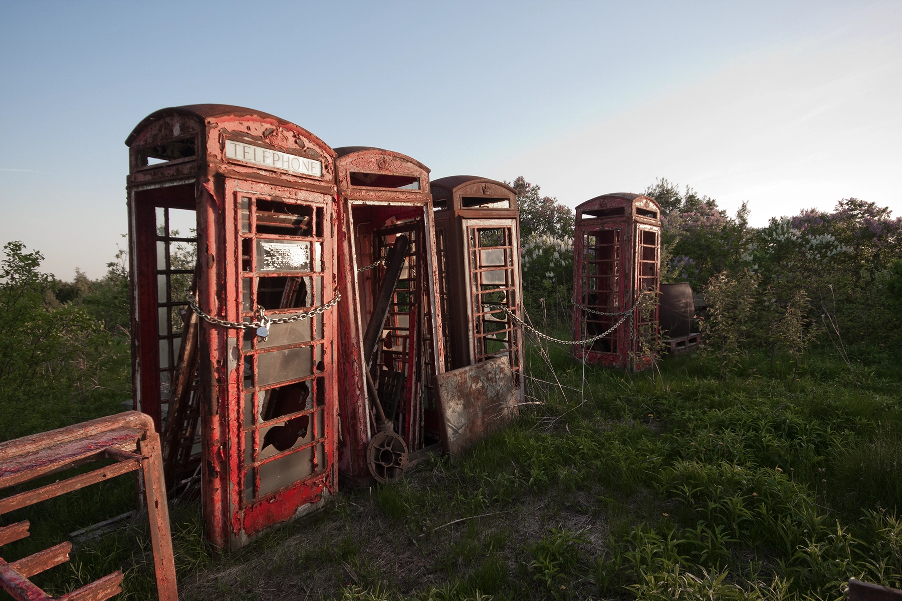 Abandoned booths