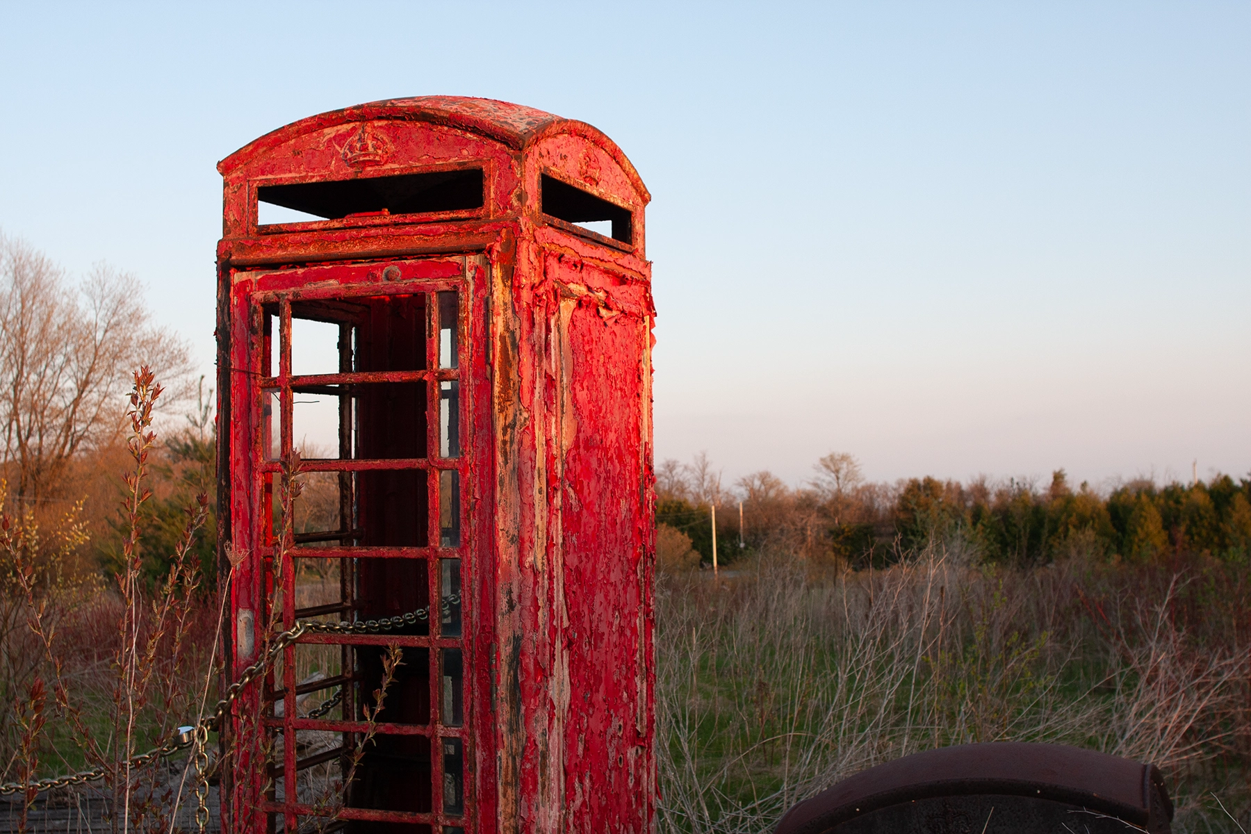 Abandoned booths